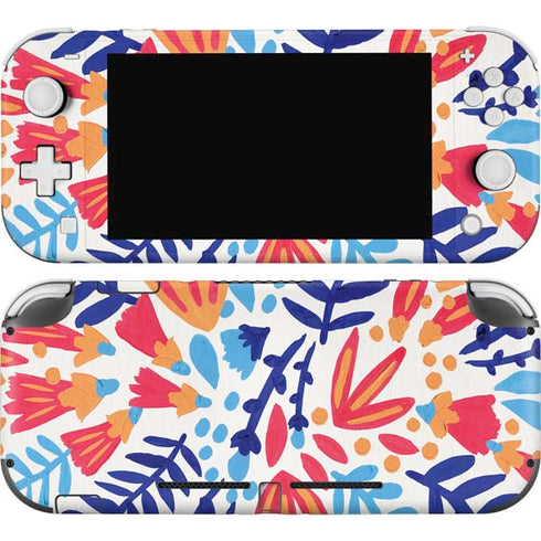 Cat Coq Color Foliage Nintendo Switch Lite Skin